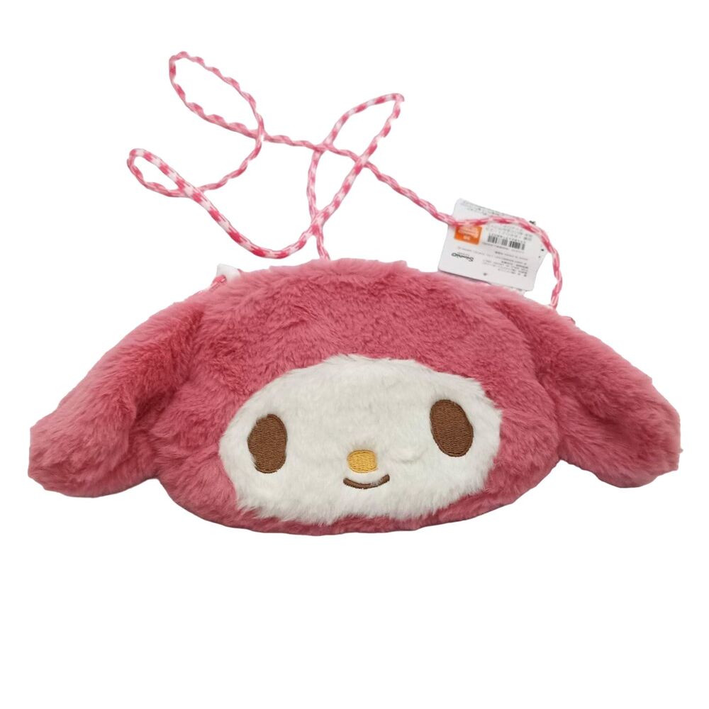 Sanrio my melody fluffy face shoulder bag